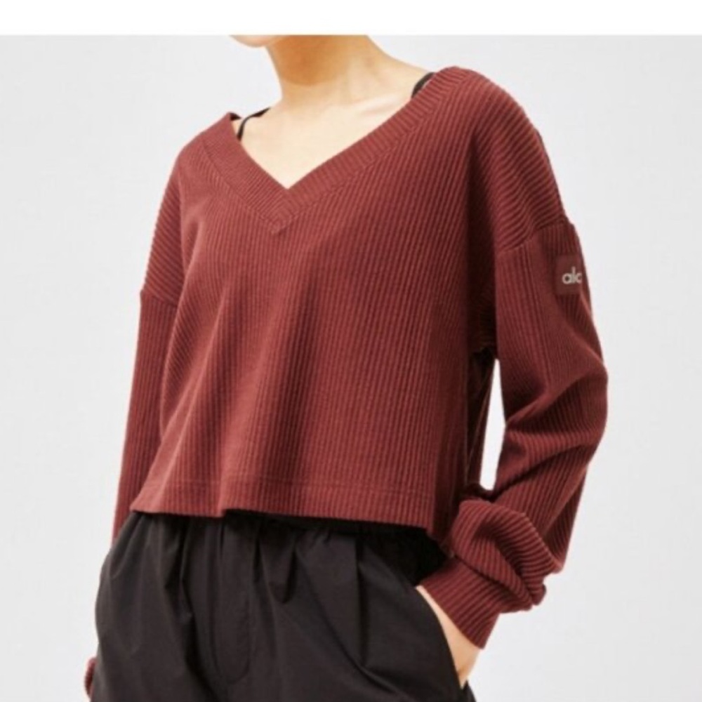 ALO Yoga muse pullover Sweater